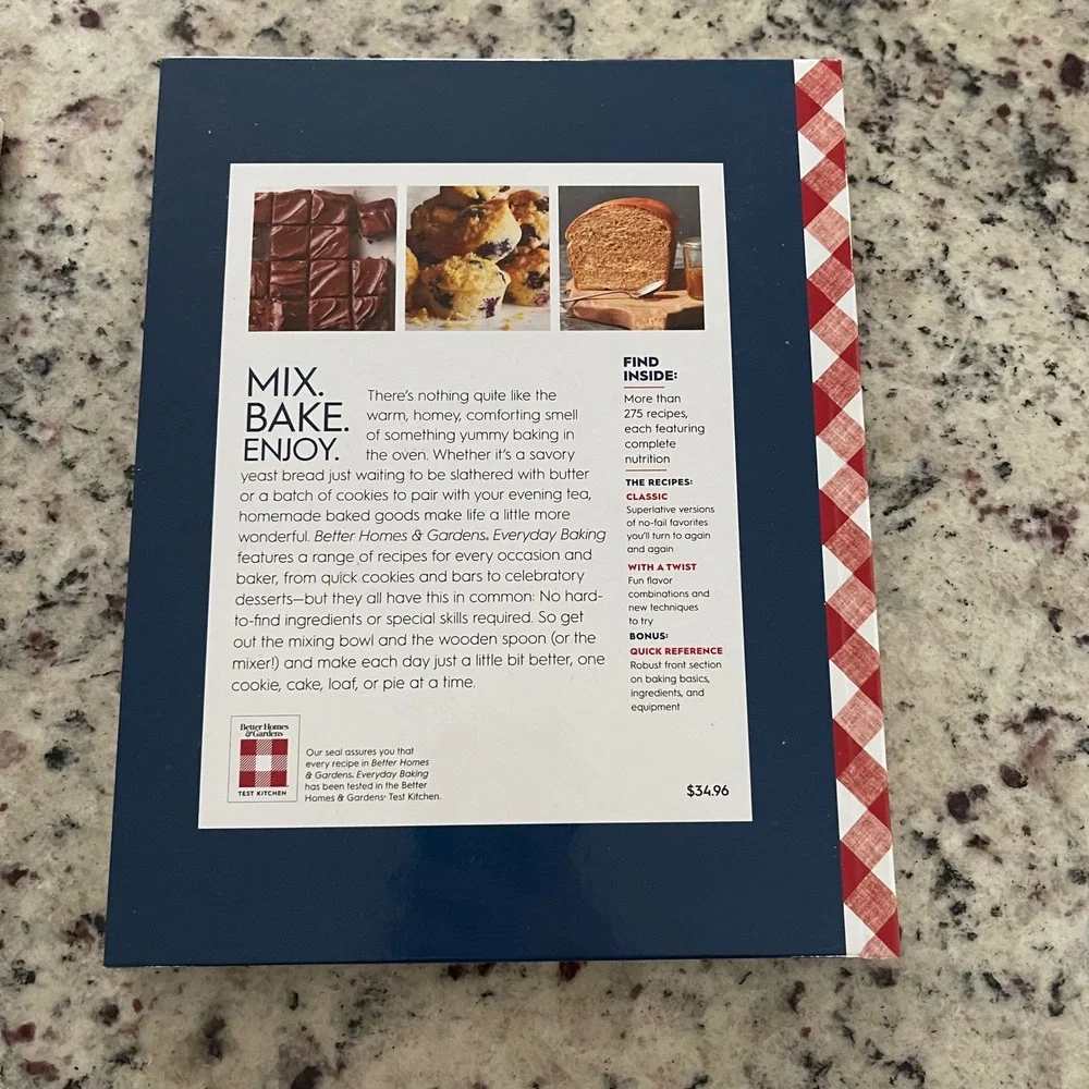 Better Homes & Gardens New Cook Book Set 3pc Everyday Cooking Baking One-Pan NEW